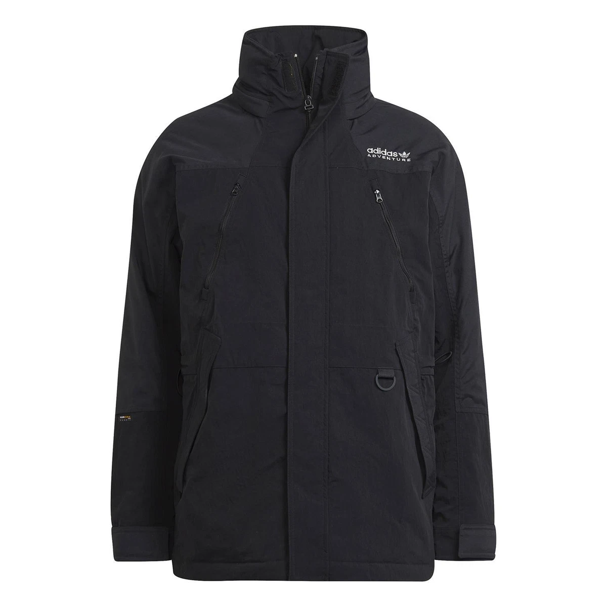 ADVENTURE BLACK | OUTDOOR MEN\'S COAT adidas ORIGINALS RETRO BNWT JACKET L BLOCKED eBay