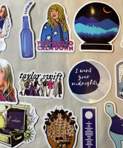 100 Stück Taylor Swift Aufkleber Party Gastgeschenke, Wasserflasche, Deko, Musik - Bild 6 von 9