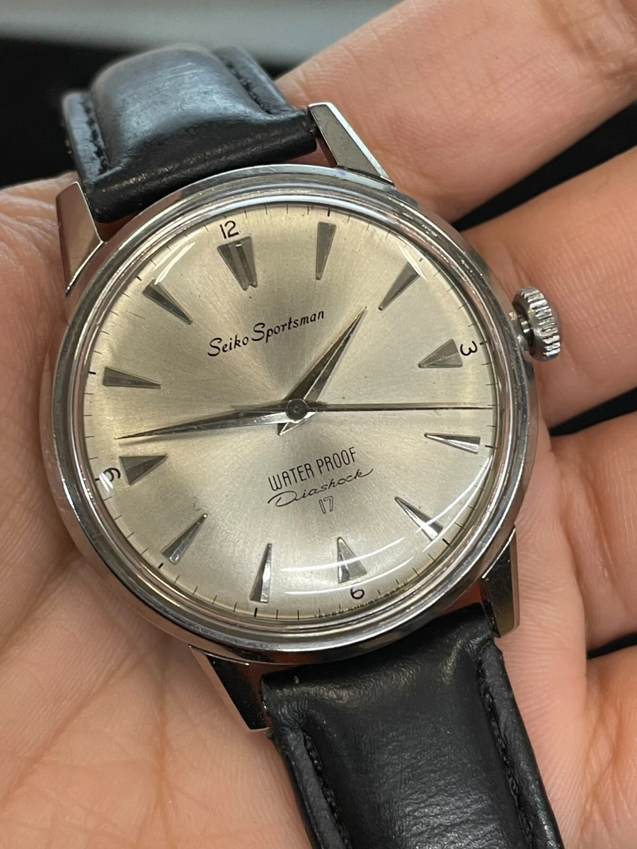Seiko sportsman clearance diashock 17 jewels