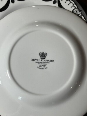 2 Royal Stafford Plates Halloween Wicked Witch Coven Cauldron