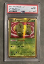 Pokemon Exeggcute 102/101 2013 Plasma Blast Foil PSA 8 Secret English LOW POP
