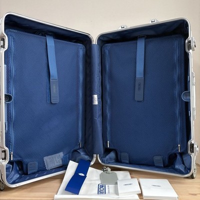 Rimowa Topas E-tag 67L Silver 4 wheels Carry Case Suitcase | eBay