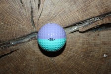 VINTAGE AQUA AND LAVANDER PING GOLF BALL EAGLE CREST LOGO