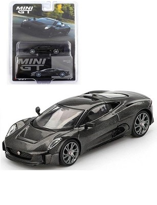 MINI GT 1:64 JAGUAR C-X75 TEST CAR BLACK  DIECAST MODEL CAR MGT00997-3E