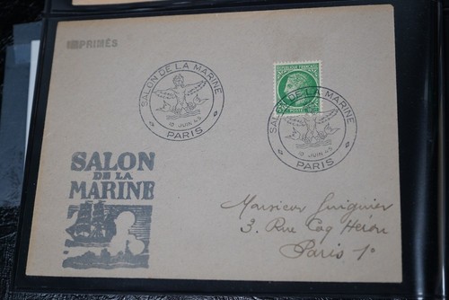 FRANCE COLLECTION OF 925+ STAMPS & 40 COVERS STORED IN RED TIMBRES ALBUM - Picture 5 of 24