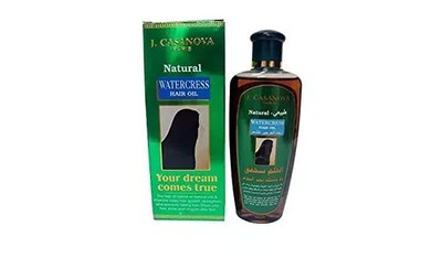 J.Casanova Natural Watercress Hair Oil Hair Growth Prevent Hair Falling 210 ML