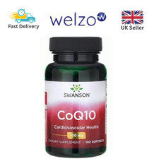Swanson CoQ10 100mg 100 Softgels – High Potency Coenzyme Q10
