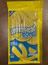 Lemonhead Ropes 5oz - 1 Bag - FREE SHIPPING - Retro Sour Chewy Candy