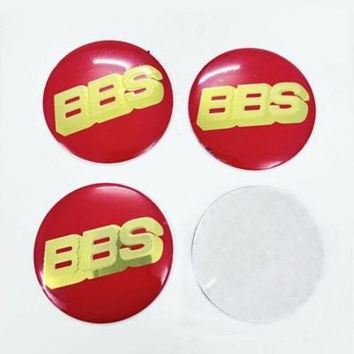 4X 70mm BBS Logo Emblem Aufkleber Für Auto Radmitte-Nabenkappen Abzeichen