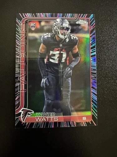 2025 Topps Chrome Xavier Watts Neon Pulse Refractor SP