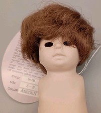 Playhouse Collections Doll Wig Bob Size 5-6 Auburn Full Cap Short Straight NEW