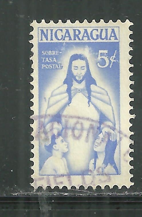 NICARAGUA RA65 USED JESUS AND CHILDREN #1