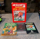 Atari 2600 Air Sea Battle Complete In Box CIB Tested Combine Ship