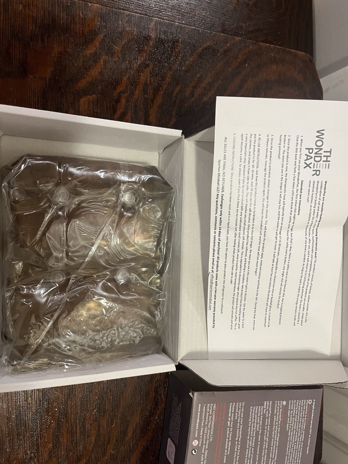 💙The Wonder Pax Back Reusable Warm/ Cold Gel Pack Green  NEW