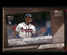 2019 Topps Ronald Acuña Jr. #TN-10 2018 Topps Now Review