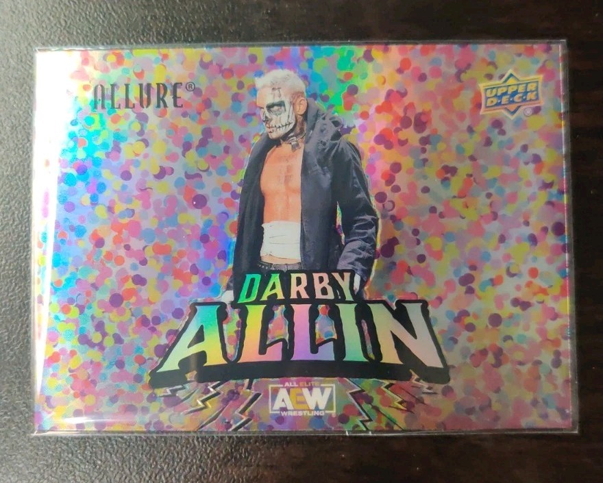 DARBY ALLIN #134 2024 Upper Deck AEW Allure GLITTER BOMB HORIZONTAL SP