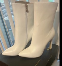 Idifu White Bonny Stiletto 8.5 Sophisticated ...