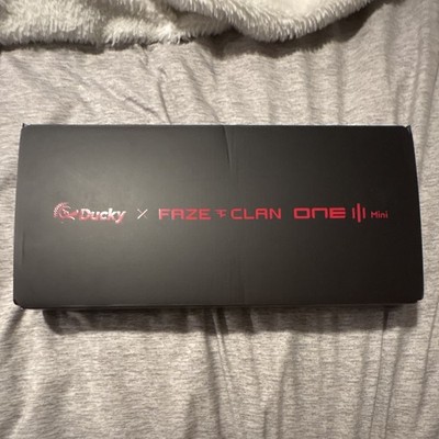 Ducky x FaZe Clan One 3 Mini 60% Mechanical Wired Hot-Swappable Keyboard Black