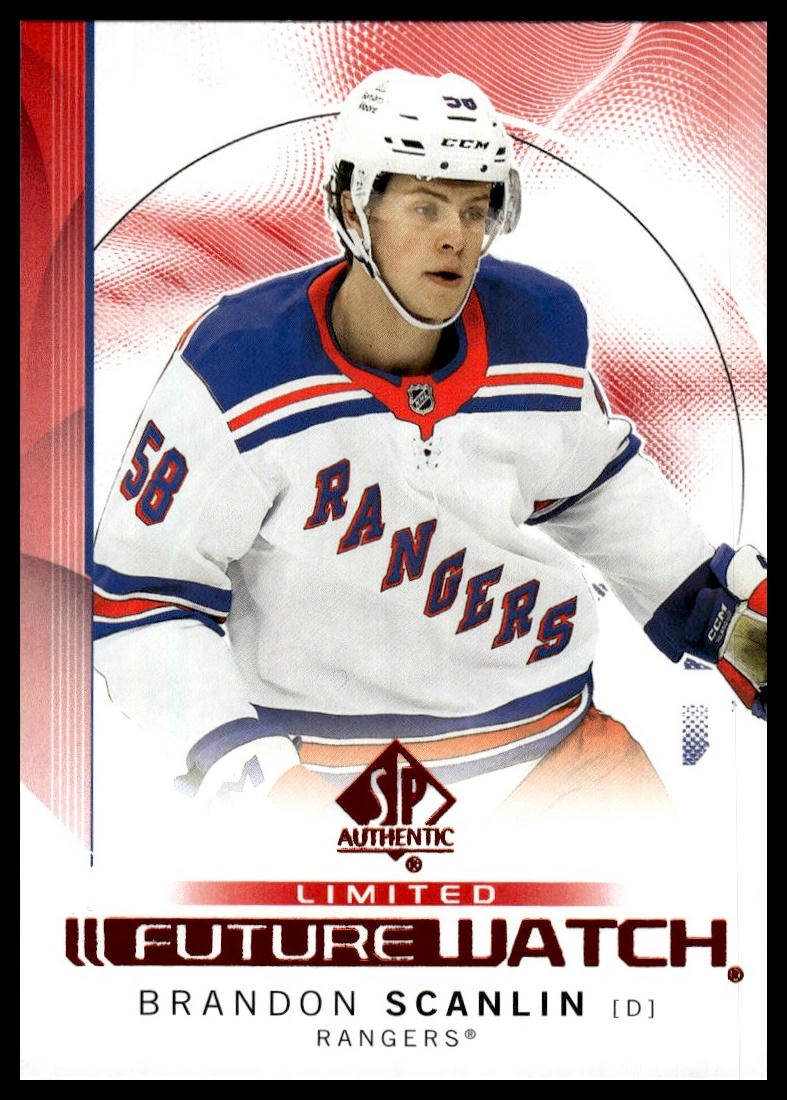 2024-25 SP Authentic #156 Brandon Scanlin Limited Red