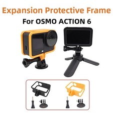Extended Silicone Protective Frame for DJI Action 6 with Shock Absorption