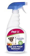 Dog Pee and Poop Remover 32 fl Oz. All-in-One Pet Stain and Odor Remover wi...