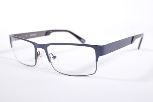 Gant Brille G Connor Herren Blau Vollrand Metall Eyewear Brille Brillengestell 54mm