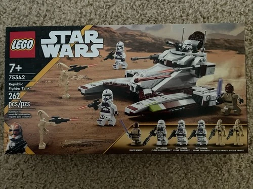LEGO 75342 Star Wars Republic Fighter Tank Building Set Retired New Sealed