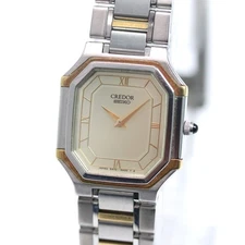 Seiko Credor 18kt Quartz Watch 5A70-3A00 21mm From Japan 007 6356935