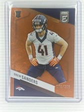 2023 Donruss Elite Football- Drew Sanders #138 Orange /399, Denver Broncos