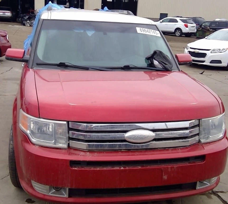 2012 Ford Flex Rear Passenger Right RH Door Trim Panel in Beige & Brown Foto 2 de 4