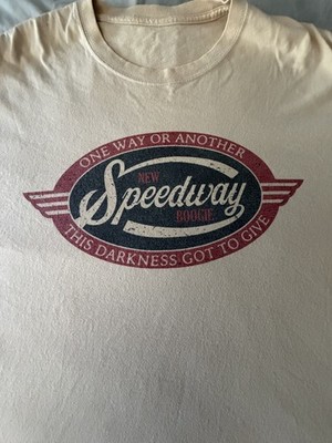 Grateful Dead New Speedway Boogie Fan Tee Cream Retro Badge 2XL 3XL
