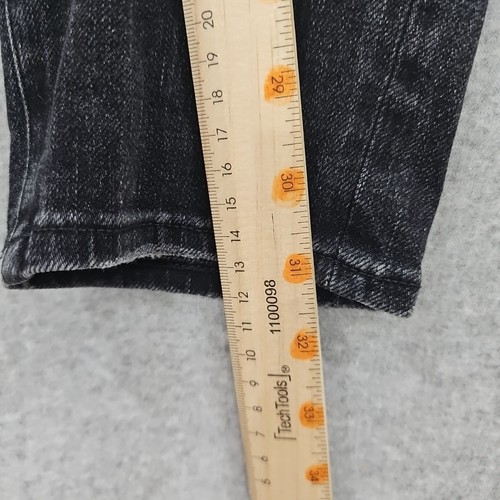 Pantalones de mezclilla American Eagle para hombre Airflex ajustados negros desgastados talla 30x34 real 29x31 - Imagen 9 de 12