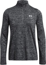 Image of Under Armour Women's Tech 1/2 Zip- Twist Shirt Black