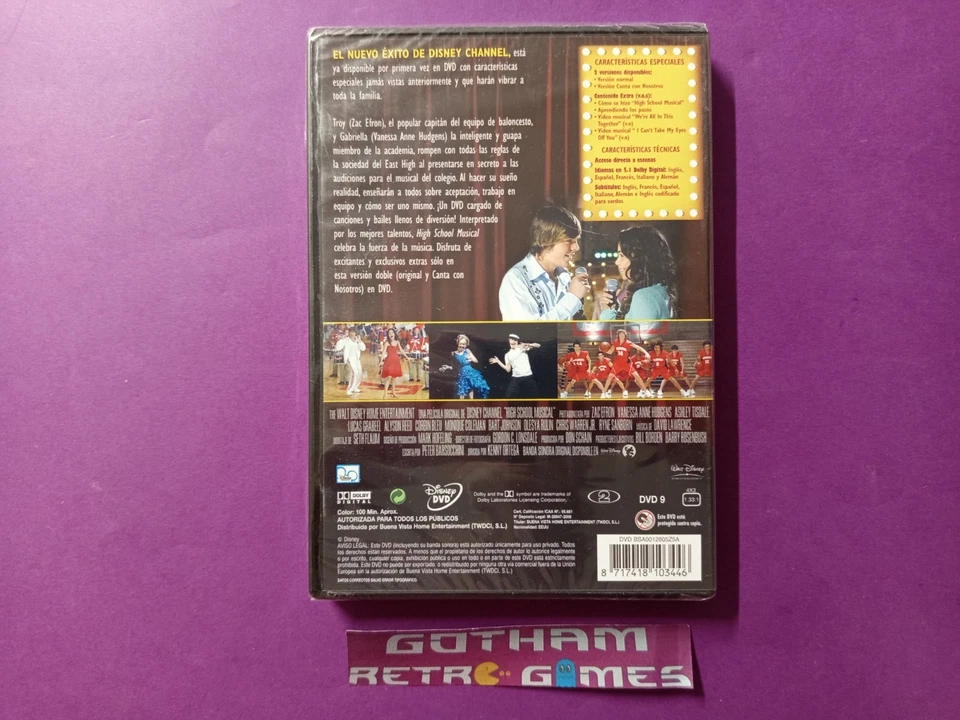 High School Musical en DVD nueva precintada - Imagen 2 de 2
