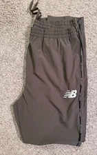 New Balance Men's XL Casual Olive Zipper Ankle Track Pants