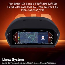 10 Zoll Digital Tacho Cluster Display mit Apple CarPlay f�r BMW F20 F52 LCD