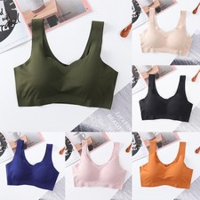 Comfortable and Stylish Womens Seamless Wireless Padded Bralette for Sports