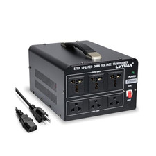 LVYUAN 3000W Voltage Converter Transformer, Step Up/Down 110V-240V Power Adapter