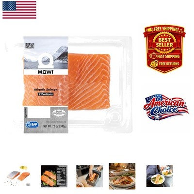 Mild Flavor 12oz Farmed Atlantic Salmon, Individually Packaged for Easy Meals