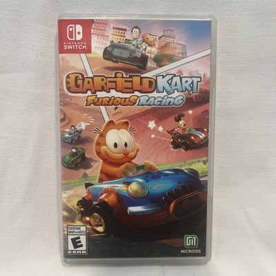 Garfield Kart Furious Racing Nintendo Switch Game Excellent Condition