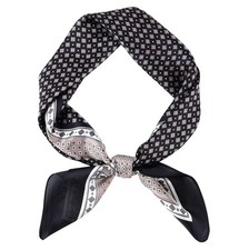 GERINLY Classic Plaid Men Neckerchief Fashion Silk Head Bandana Oversized Poc...