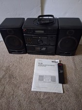 Sanyo Stereo DC-D5U AM/FM, Cassette Player, CD, AUX tested working read