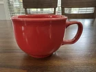 Retired Red HOMER LAUGHLIN FIESTAWARE Jumbo Cup Mug- 18 Oz