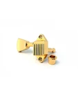 Kluson Waffleback 3+3 gold Tuners 18:1, Keystone Metal buttons