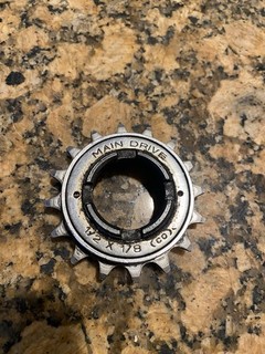 Vintage 90’s Mid School BMX Main Drive ACS FREEWHEEL 16T Racing Freestyle (c0)