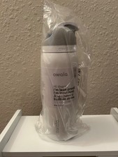 owala 32oz freesip stainless steel water bottle Shy Marshmallow White/Grey 