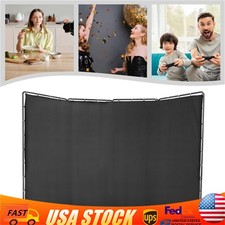 Photography Backdrop Stand Background Decor With Black Cloth Foldable Structure