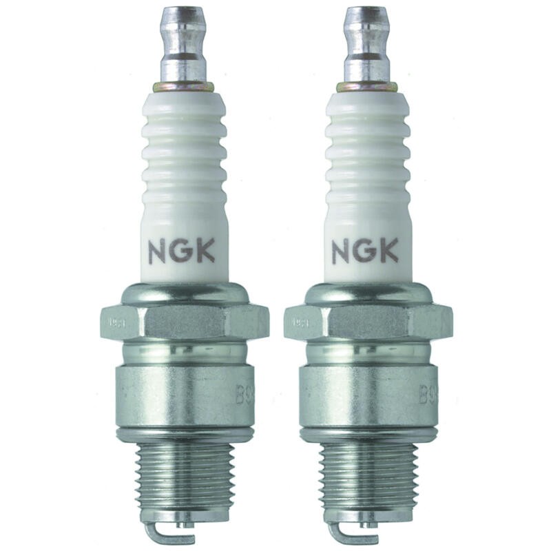 NGK Spark Plug 5126 2-PACK B8HS-10 14mm Copper Core Nickel, Flat, HR 8