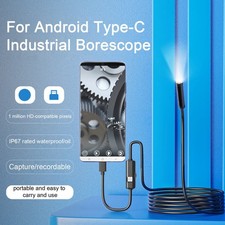 7.0MM TYPE-C Endoscope Camera IP67 Waterproof 6 LEDs Adjustable USB Android