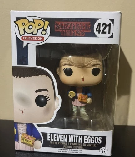 Stranger Things Eleven With Eggos Funko Pop #421 Vinyl Figure